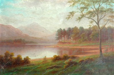 Browmill Point, Derwentwater, Cumberland de William Mellor